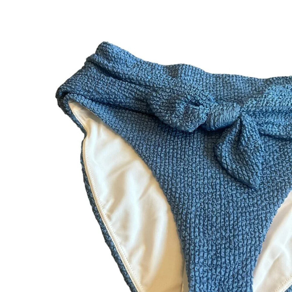 Veronica Beard Azoia Swimsuit Bottom Bathing Suit French Blue Size Medium NWT - Picture 6 of 13